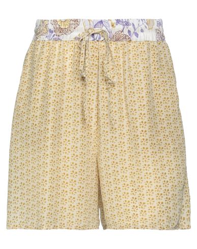 Beatrice B Beatrice .b Woman Shorts & Bermuda Shorts Sand Size 2 Viscose, Silk In Beige