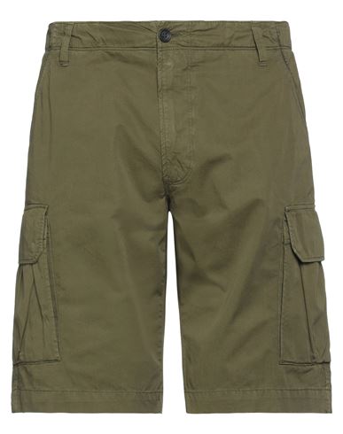 Perfection Man Shorts & Bermuda Shorts Military Green Size 40 Cotton