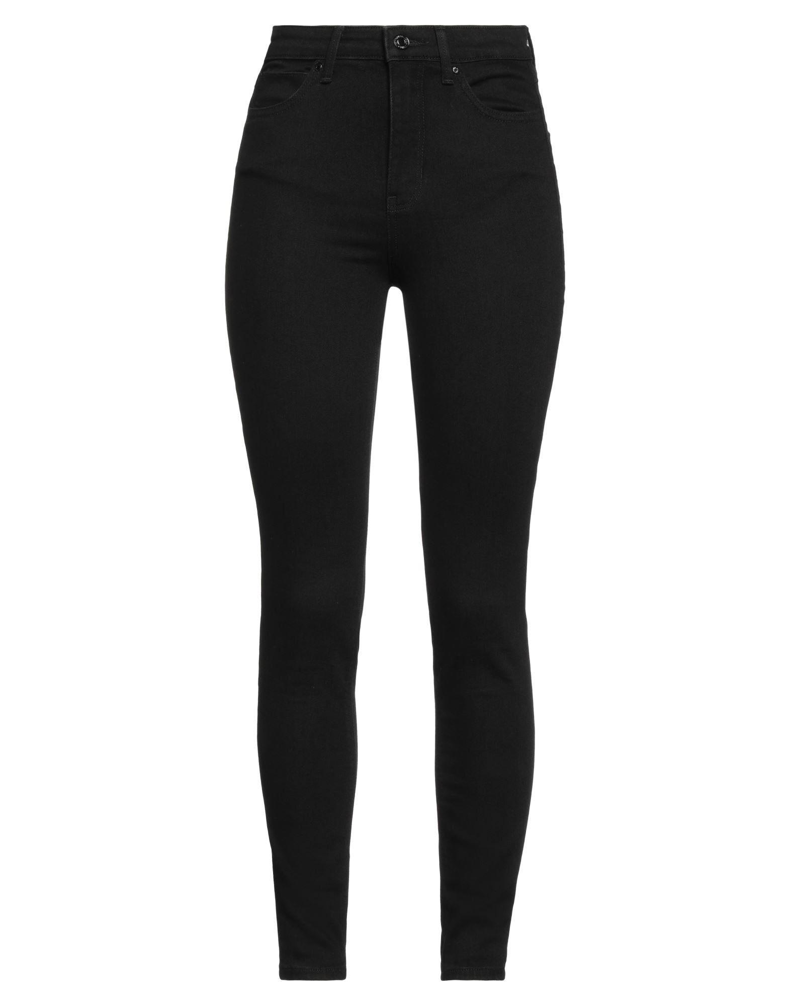 Shop Guess Woman Jeans Black Size 29w-29l Cotton, Elastomultiester, Elastane