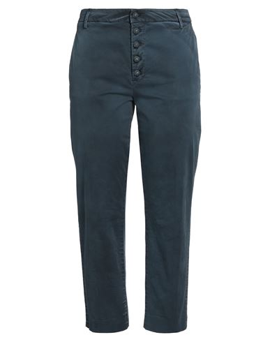 Dondup Woman Pants Navy Size 31 Cotton, Elastane In Navy