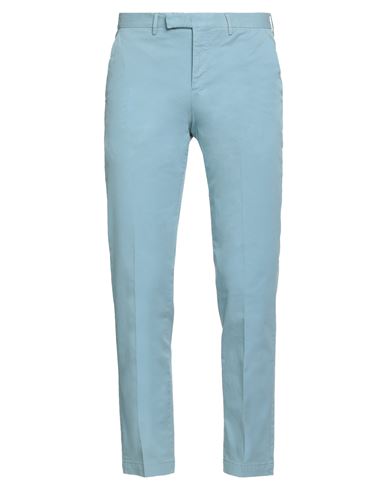 Pt Torino Man Pants Pastel Blue Size 30 Cotton, Elastane