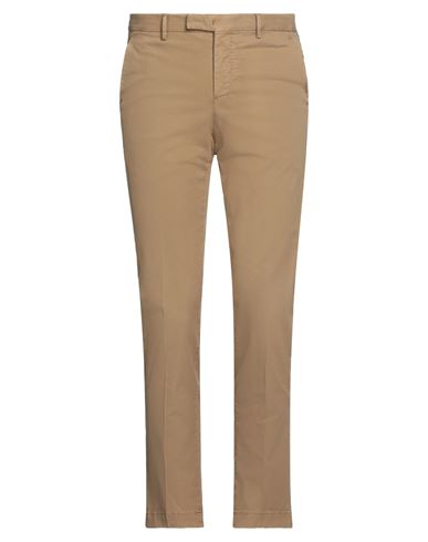 Pt Torino Man Pants Camel Size 30 Lyocell, Cotton, Elastane In Beige