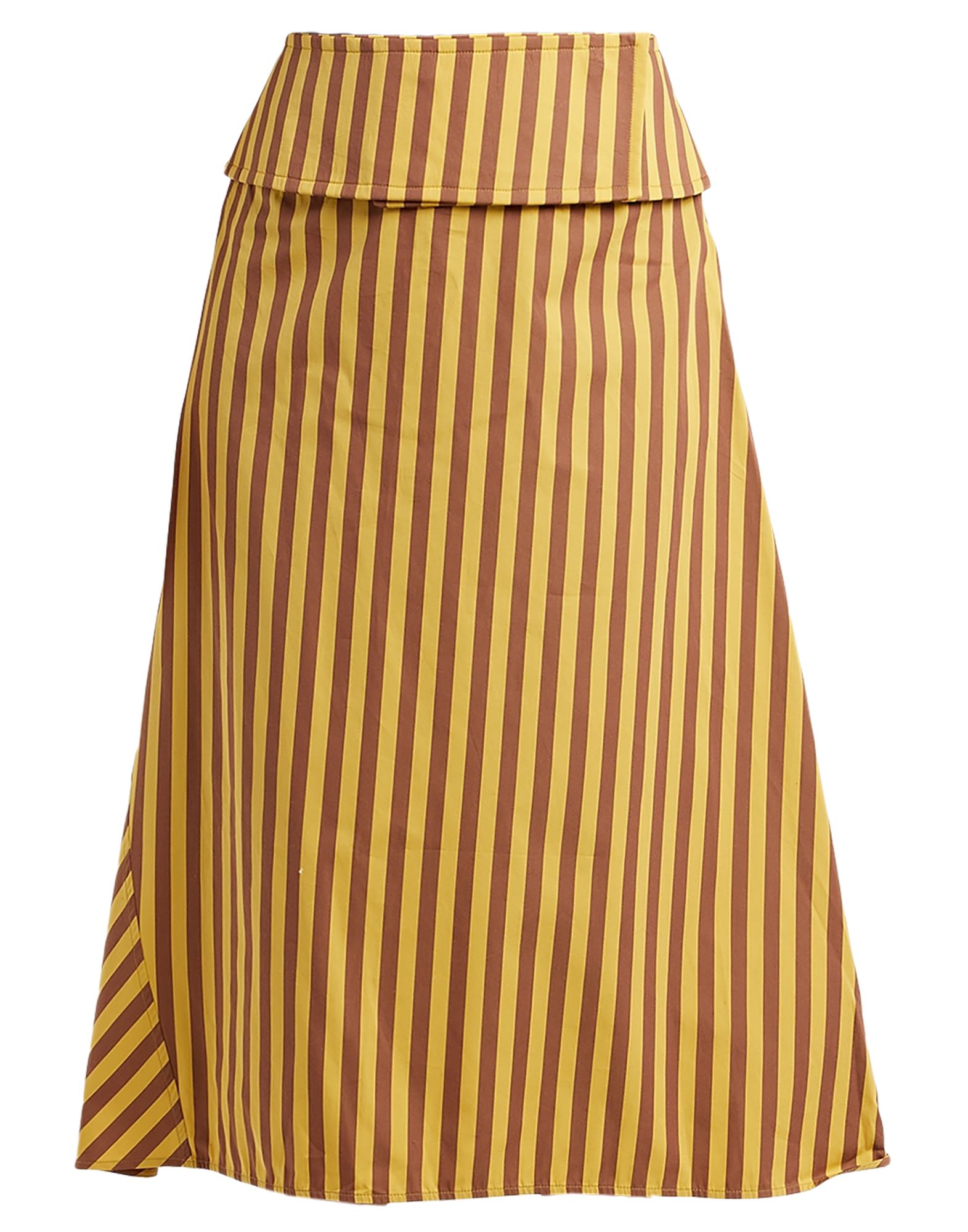 Jil Sander Midi Skirts In Yellow