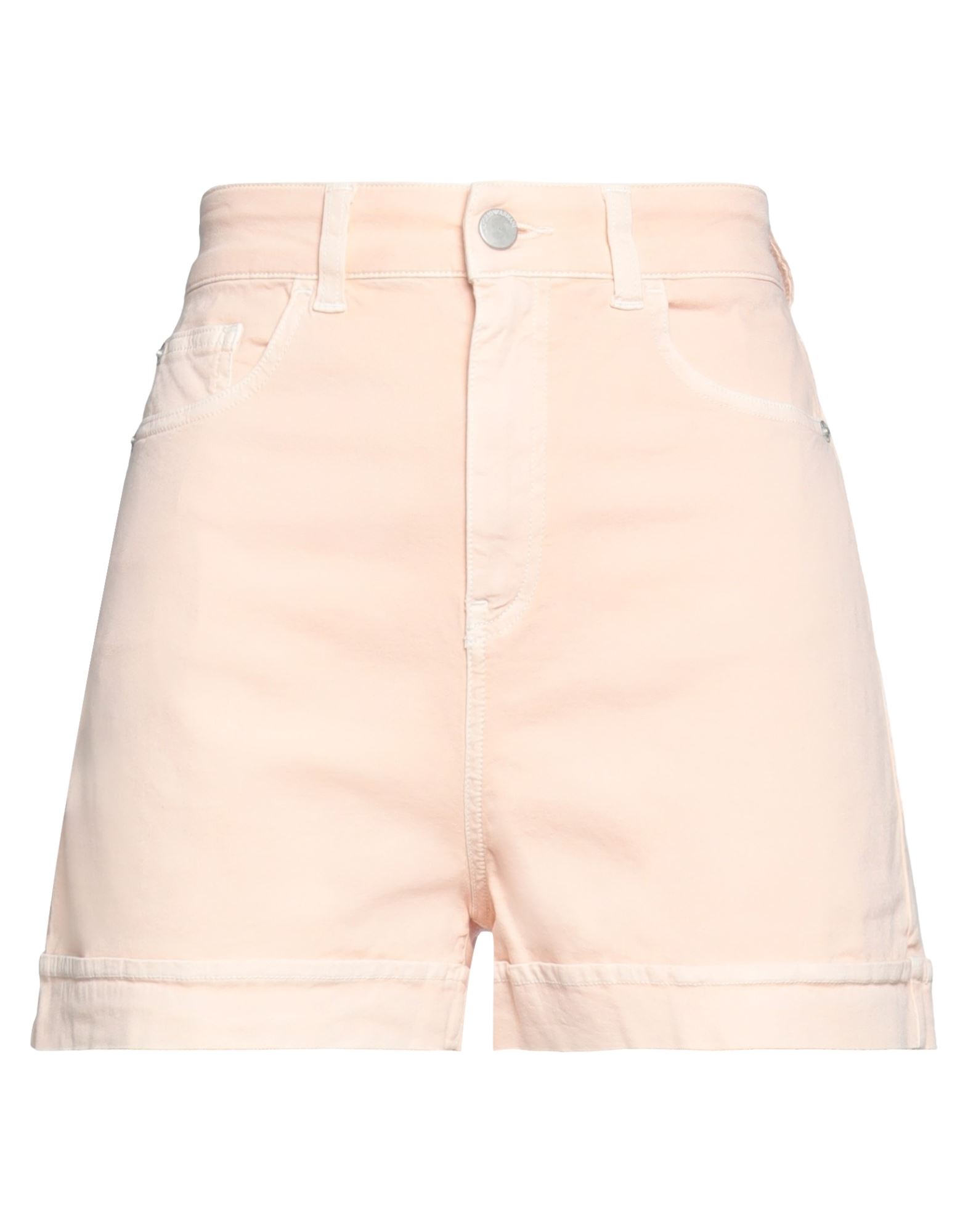 Emporio Armani Denim Shorts In Pink