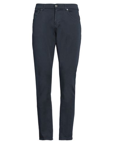 Dondup Man Jeans Navy Size 29 Cotton, Elastomultiester, Elastane In Navy Blue