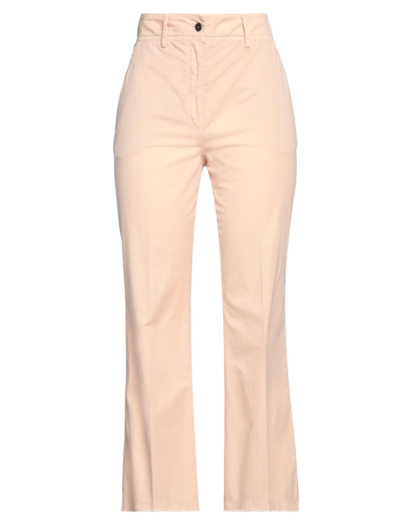 Antonelli Woman Pants Beige Size 2 Cotton, Polyamide, Elastane In Pink