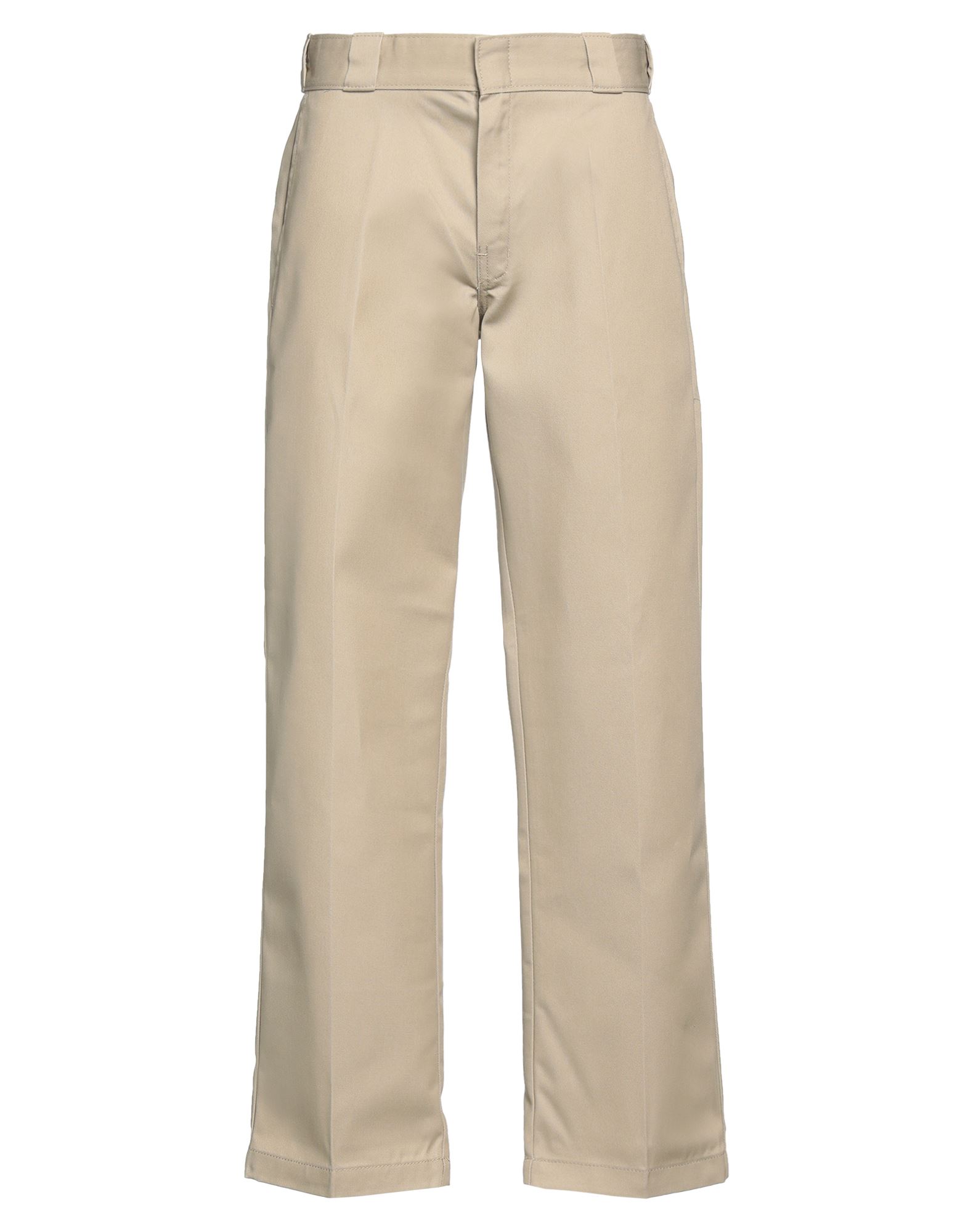 Dickies Man Pants Khaki Size 33w-32l Polyester, Cotton In Beige
