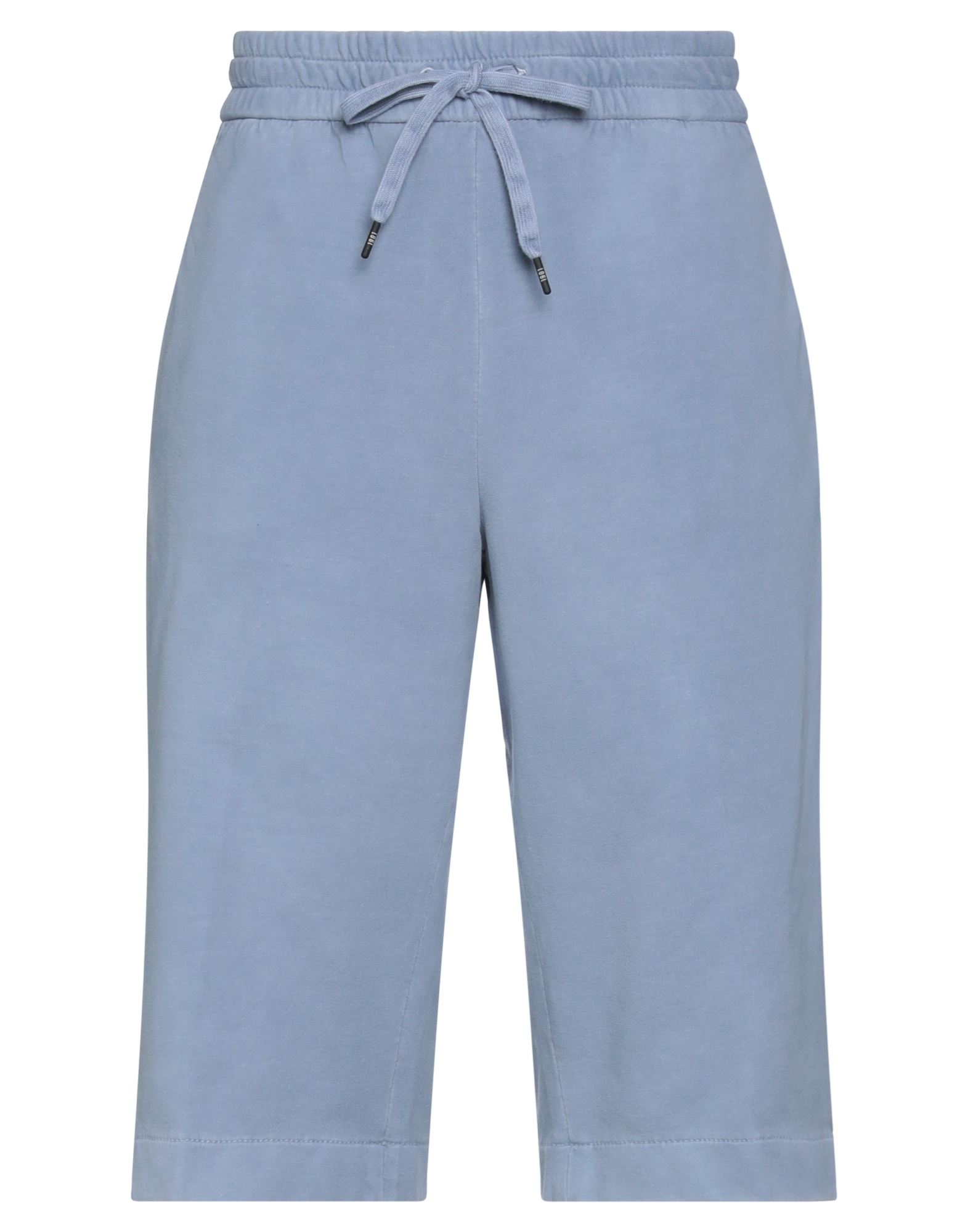 Circolo 1901 Woman Shorts & Bermuda Shorts Pastel Blue Size M Cotton, Elastane