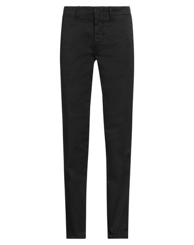 Incotex Man Pants Black Size 30 Cotton, Elastane In Black