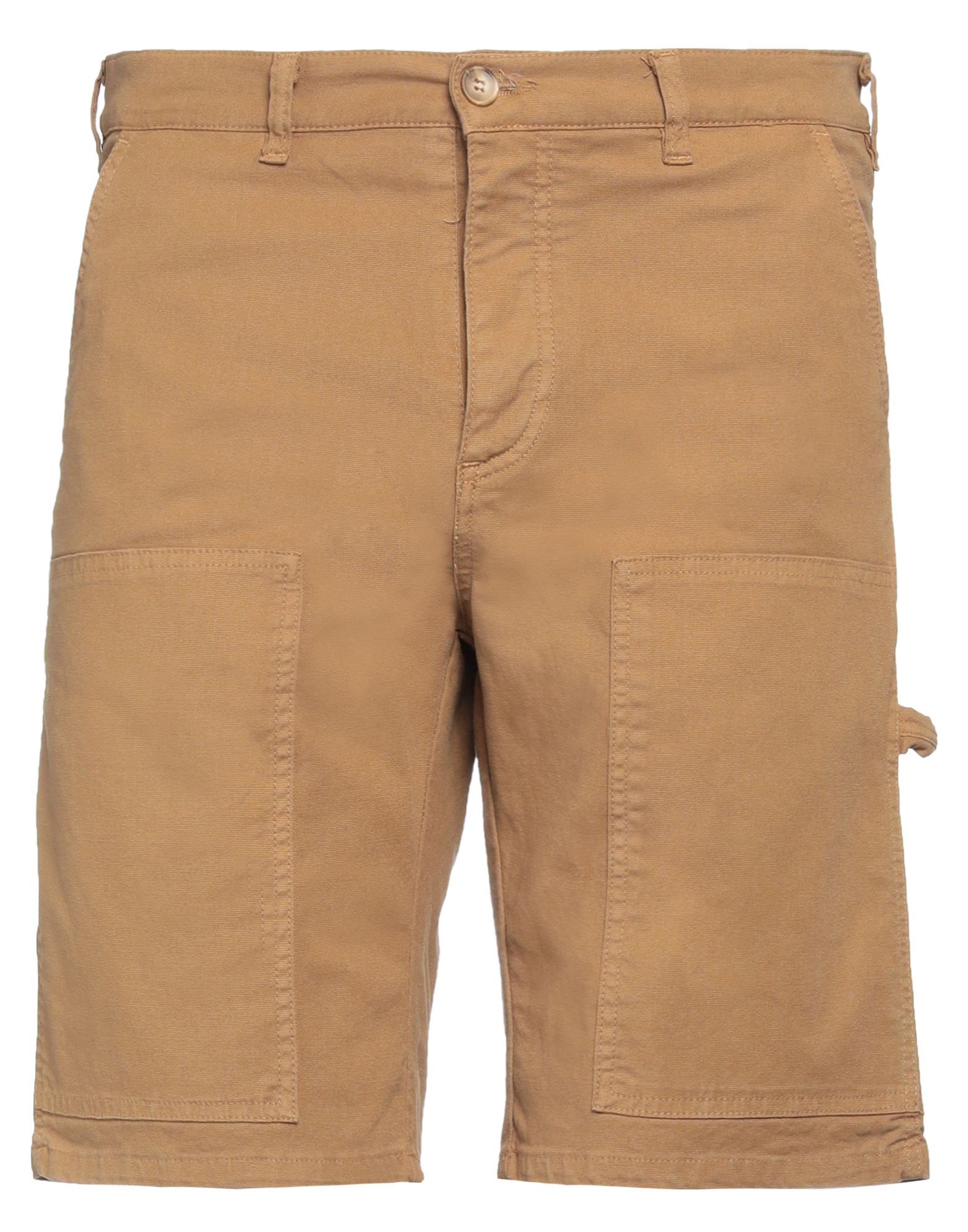 Lyle & Scott Man Shorts & Bermuda Shorts Camel Size 34 Cotton, Elastane In Beige
