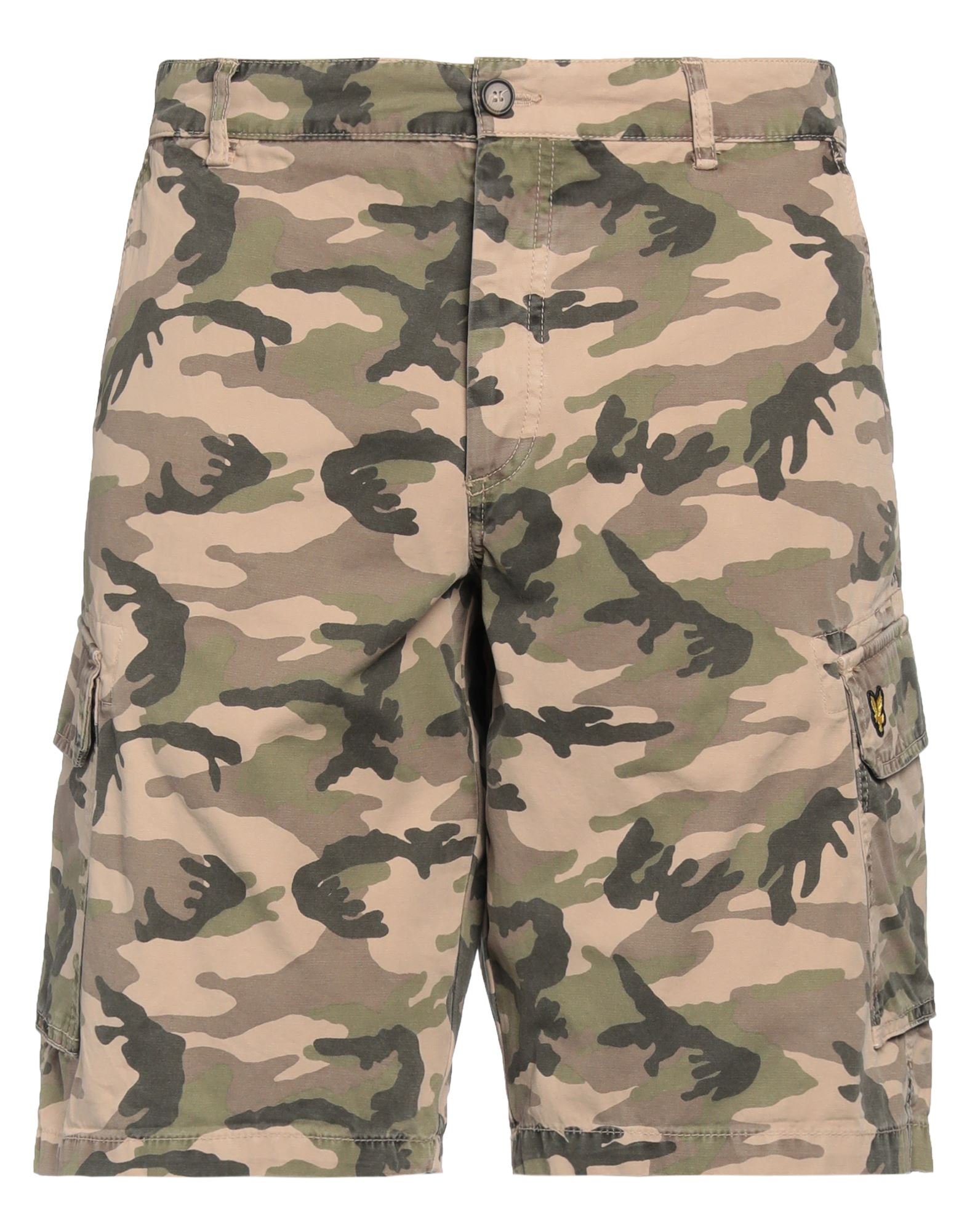 Lyle & Scott Man Shorts & Bermuda Shorts Beige Size 30 Cotton