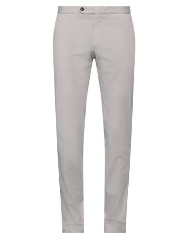 Zegna Man Pants Light Grey Size 40 Cotton, Elastane