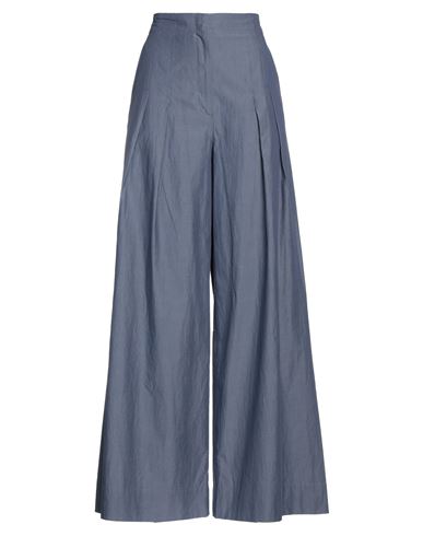 Antonelli Woman Pants Slate Blue Size 6 Cotton
