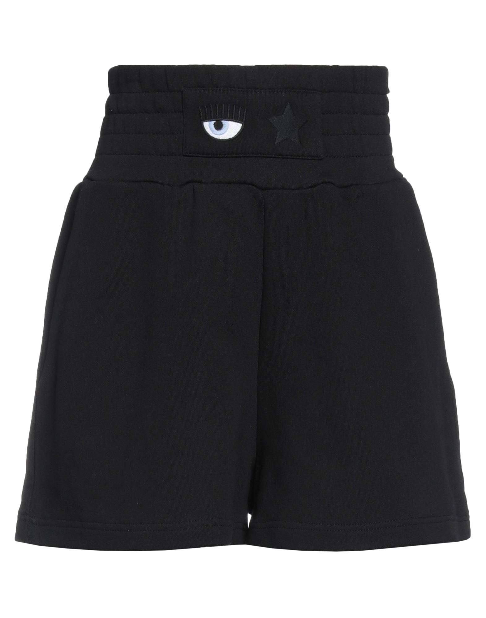 Chiara Ferragni Woman Shorts & Bermuda Shorts Black Size Xs Cotton
