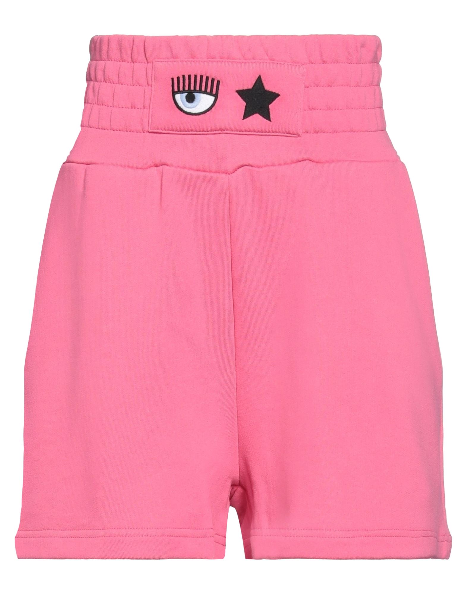Shop Chiara Ferragni Woman Shorts & Bermuda Shorts Pink Size S Cotton