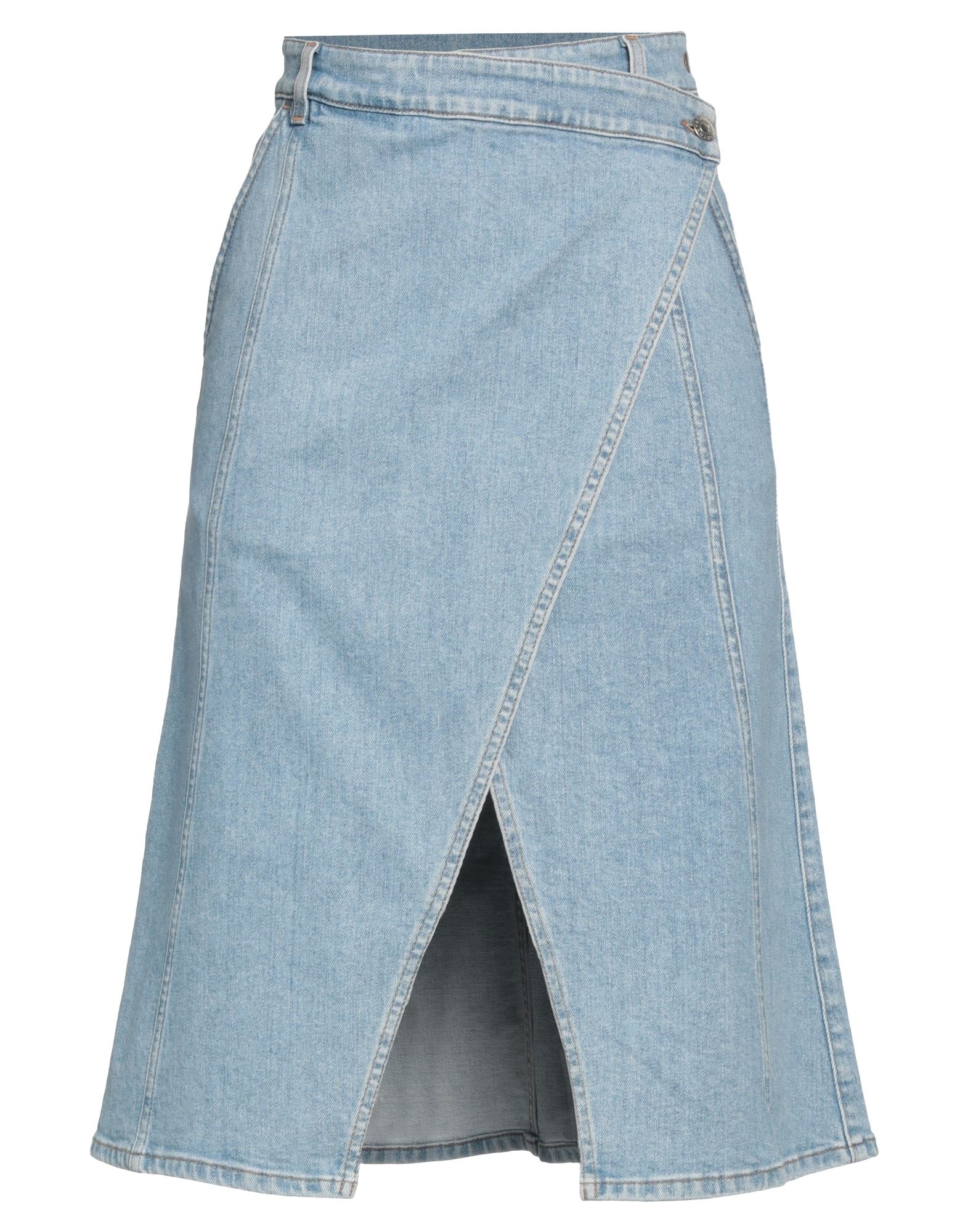 Stella Mccartney Denim Skirts In Blue