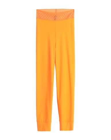 High Woman Leggings Mandarin Size 12 Nylon, Elastane In Orange