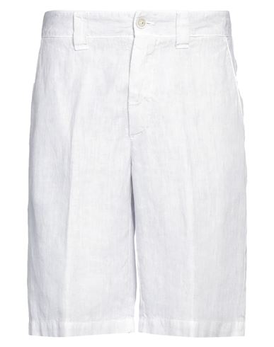 120% Lino Man Shorts & Bermuda Shorts Light Grey Size 30 Linen