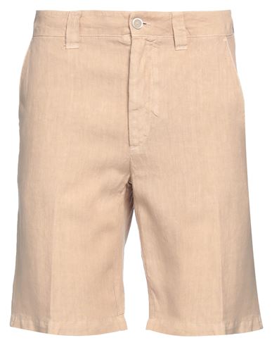 120% Lino Man Shorts & Bermuda Shorts Sand Size 30 Linen In Beige