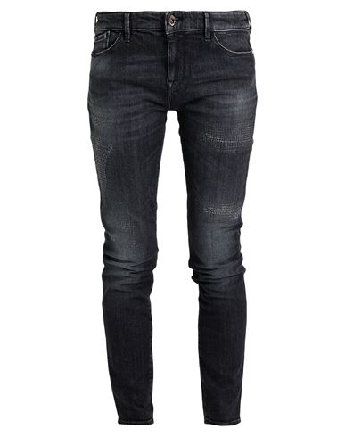 Emporio Armani Woman Jeans Black Size 31 Cotton, Elastane