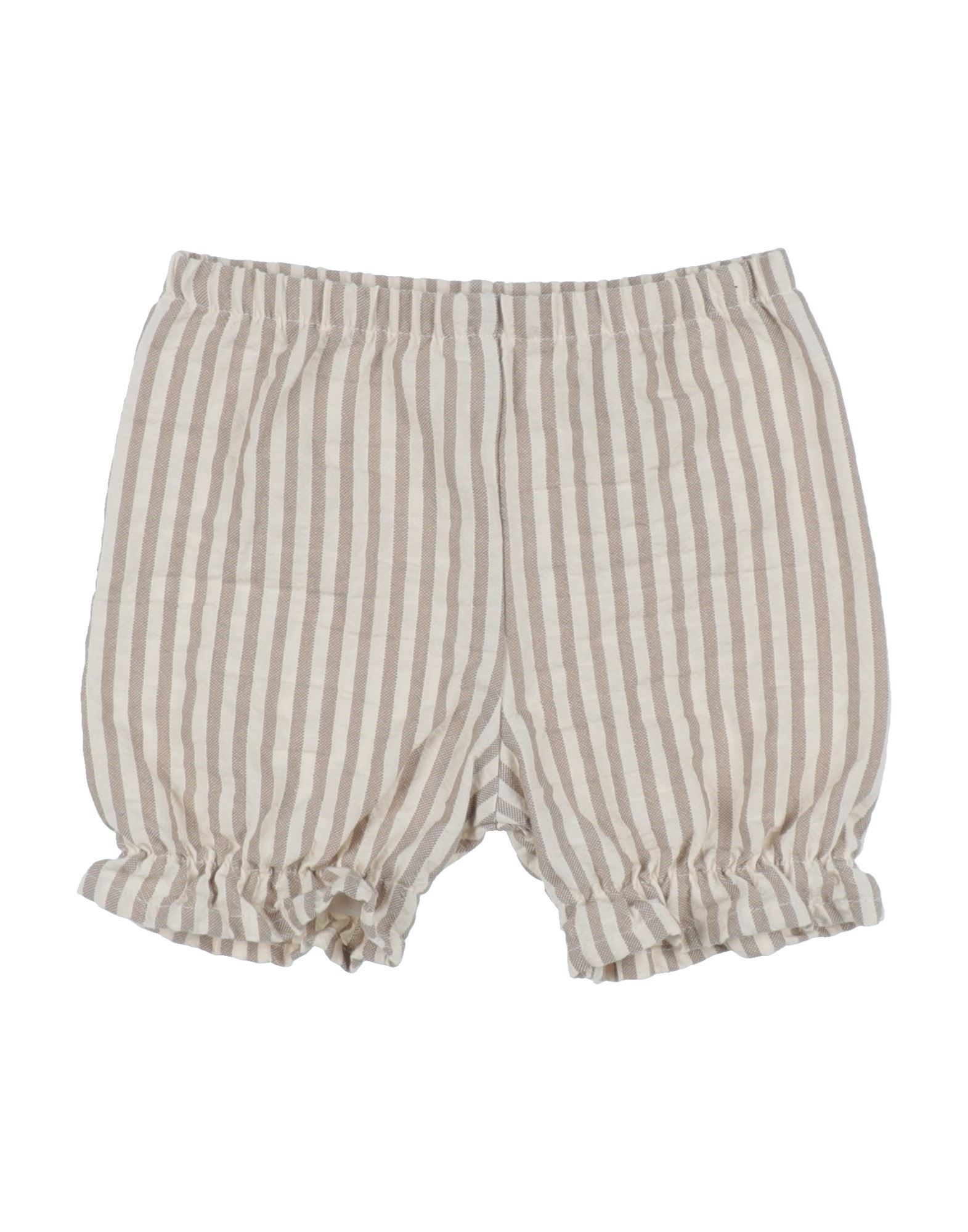 Olive By Sisco Kids'  Newborn Girl Shorts & Bermuda Shorts Beige Size 3 Linen