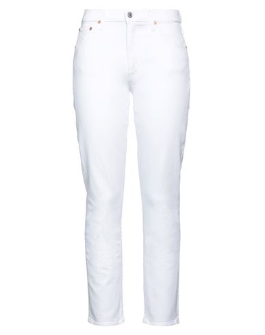 Citizens Of Humanity Woman Jeans White Size 32 Organic Cotton, Lycra