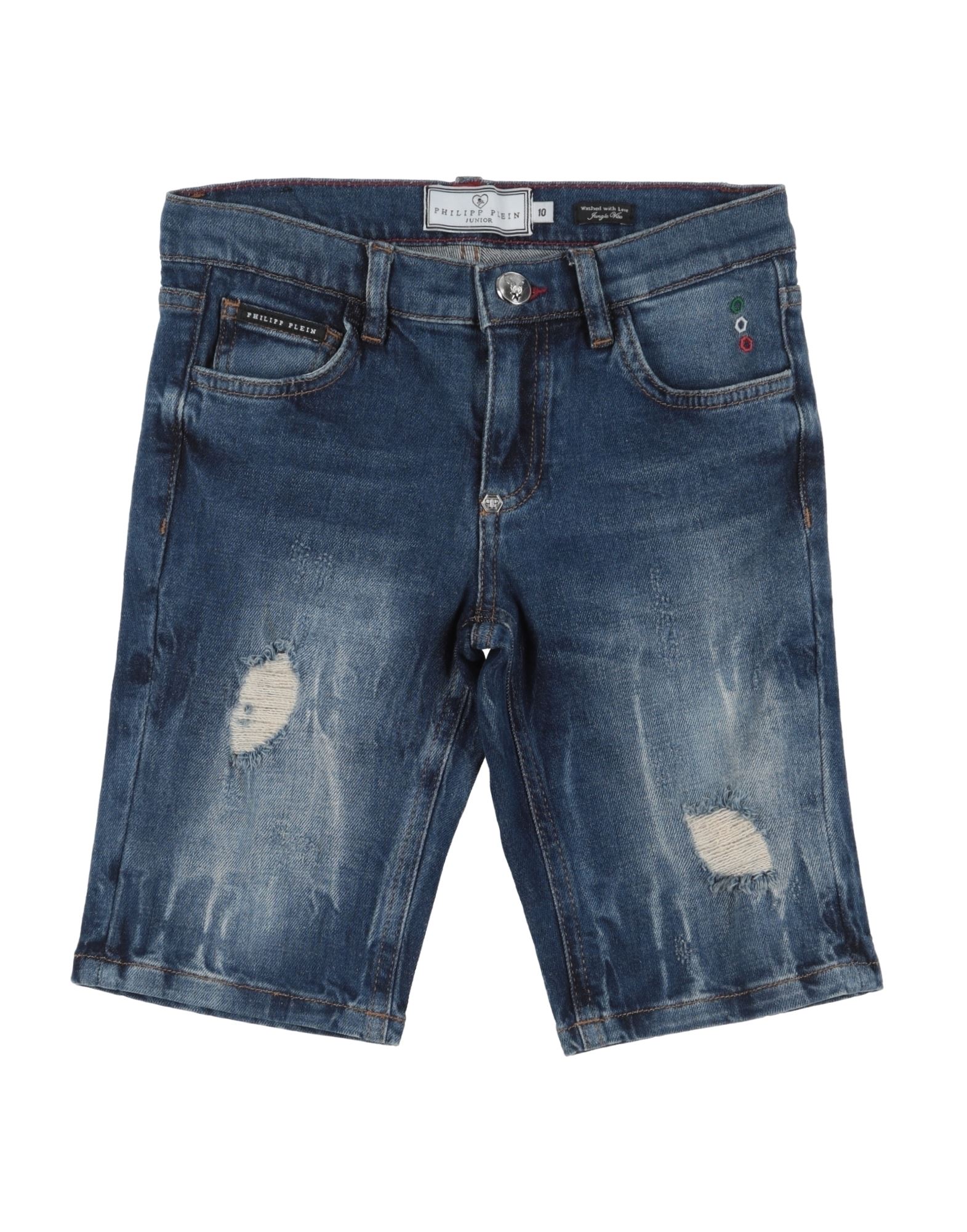 PHILIPP PLEIN BOTTOMWEAR Denim σορτς