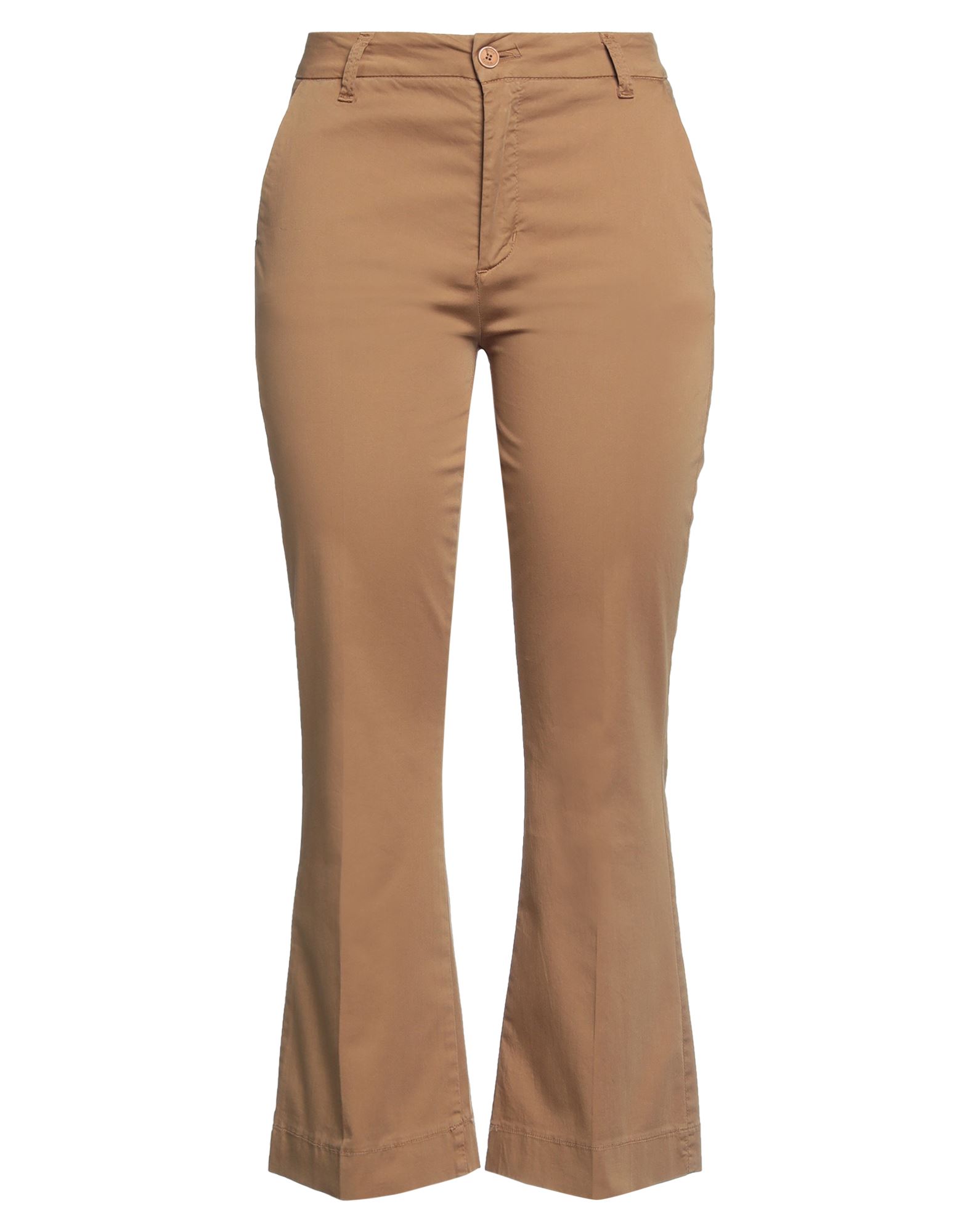White Wise Pants In Beige