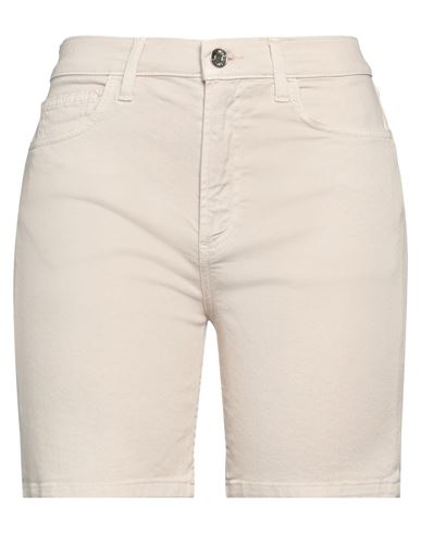 Liu •jo Woman Denim Shorts Light Grey Size 29 Cotton, Elastane