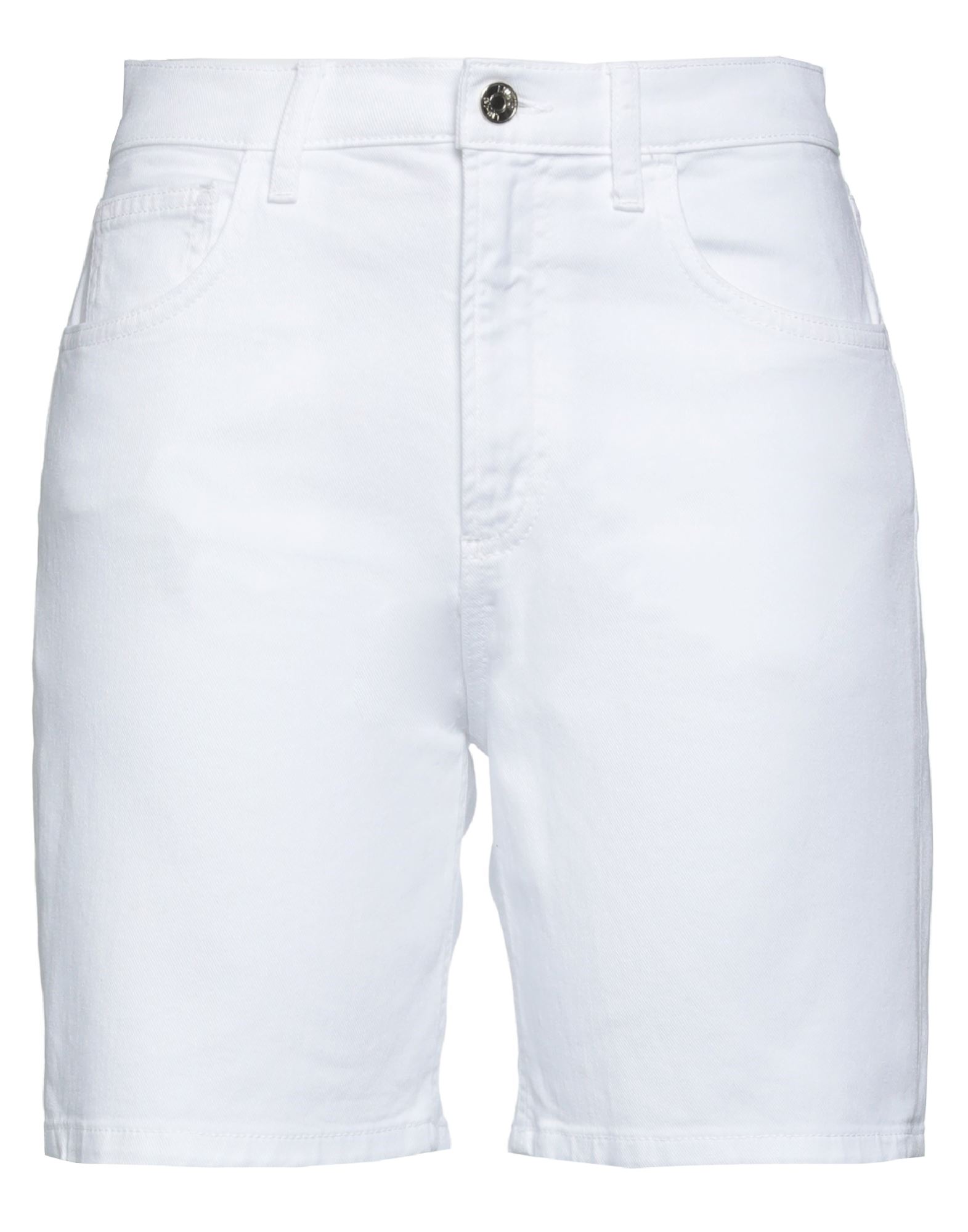 Liu •jo Denim Shorts In White