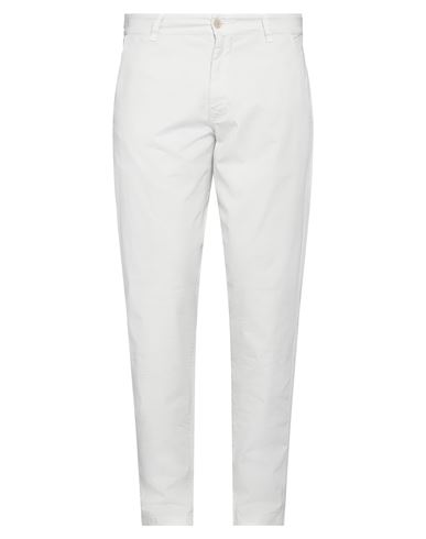 Aspesi Man Pants Light Grey Size 36 Cotton, Elastane