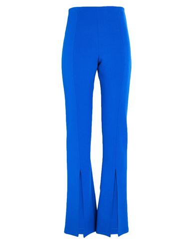Amen Woman Pants Bright Blue Size 8 Polyester, Viscose, Elastane In Blue