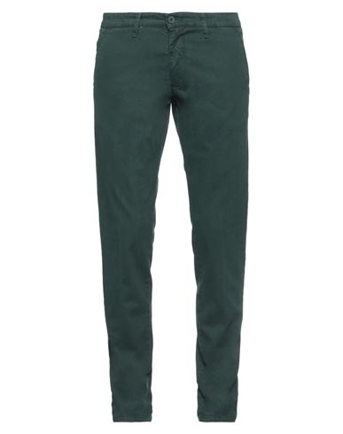 Liu •jo Man Man Pants Dark Green Size 36 Cotton, Elastane