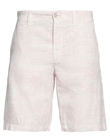 120% Lino Man Shorts & Bermuda Shorts Light Pink Size 32 Linen