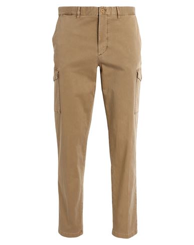 Tommy Hilfiger Man Pants Camel Size 32w-32l Cotton, Elastane In Beige