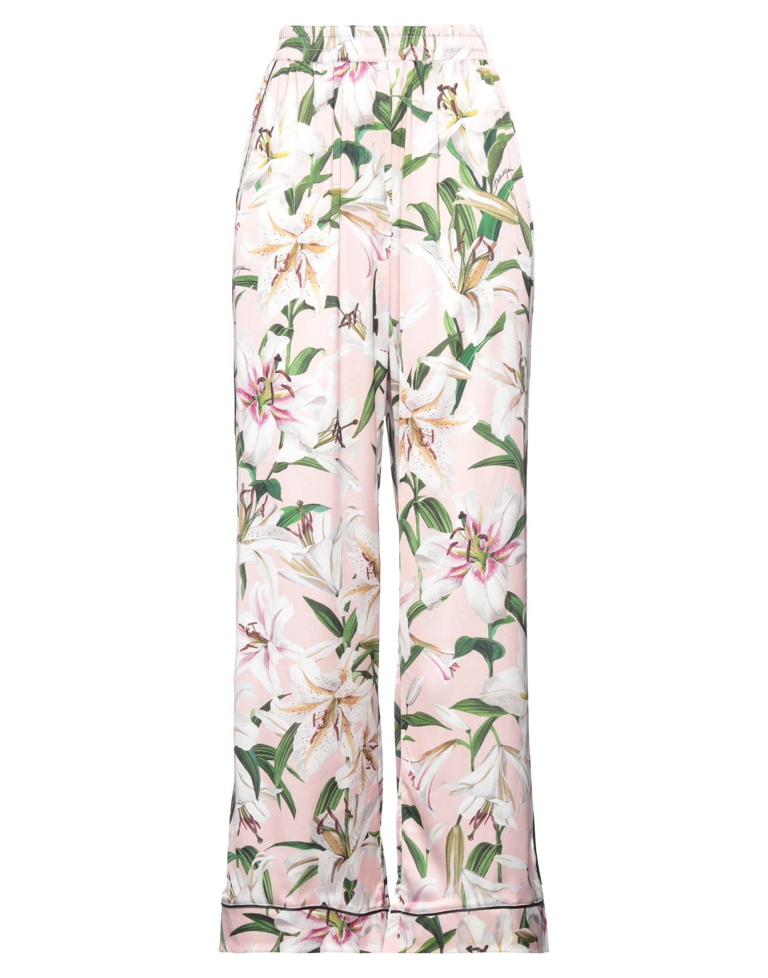 Dolce & Gabbana Woman Pants Pink Size 6 Polyester, Elastane