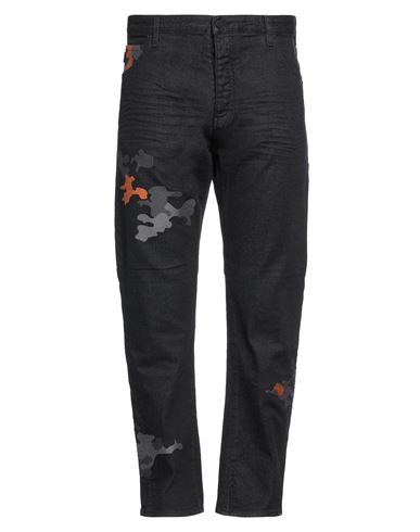 Emporio Armani Man Jeans Black Size 29 Cotton, Elastane, Polyester