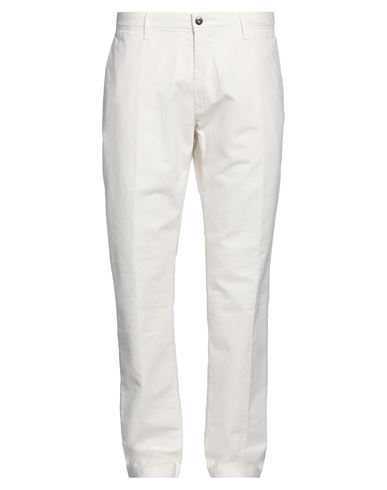 Shop Incotex Man Pants White Size 32 Cotton, Elastane