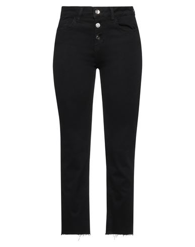 Liu •jo Woman Denim Pants Black Size 29 Cotton, Modal, Polyester, Elastane