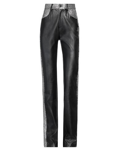 Gaelle Paris Gaëlle Paris Woman Pants Black Size 4 Viscose, Polyurethane, Polyester