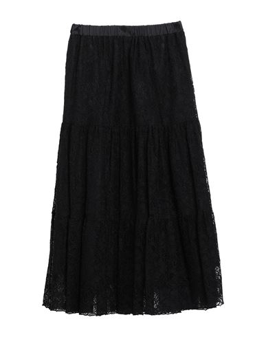 Carla G. Woman Midi Skirt Black Size 6 Polyamide, Viscose