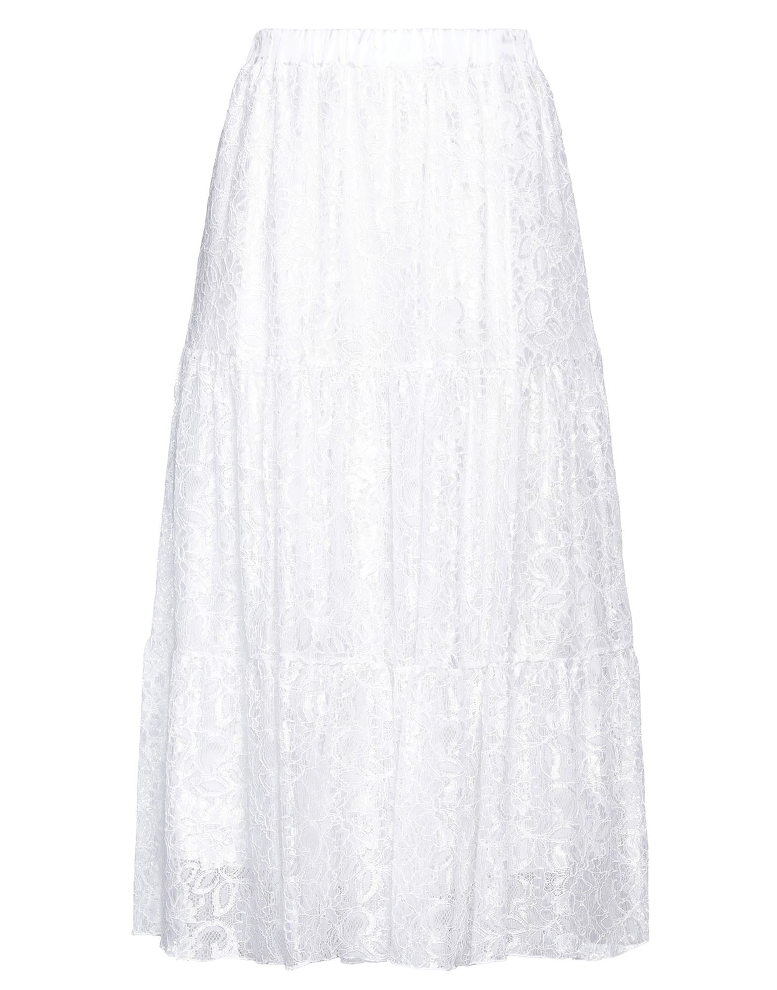 Carla G. Midi Skirts In White