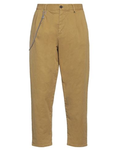 Shop Berna Man Pants Sand Size 34 Cotton, Elastane In Beige