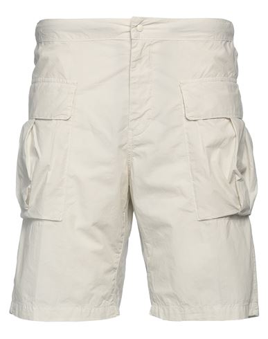 Aspesi Man Shorts & Bermuda Shorts Off White Size 38 Cotton