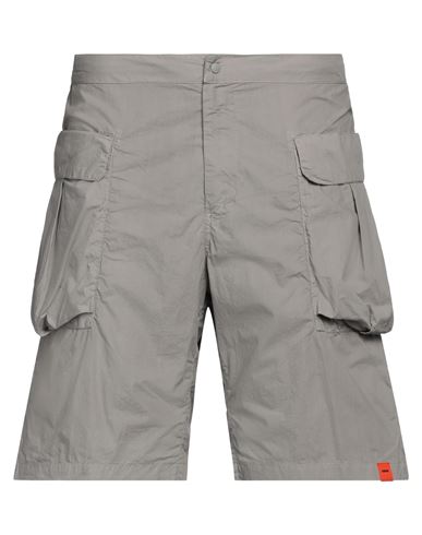 Aspesi Man Shorts & Bermuda Shorts Grey Size 38 Cotton