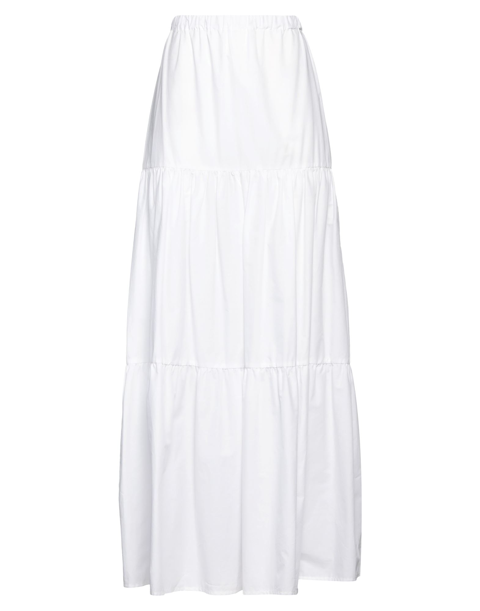 Pinko Long Skirts In White