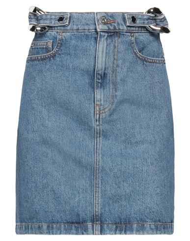 Shop Jw Anderson Woman Denim Skirt Blue Size 4 Cotton