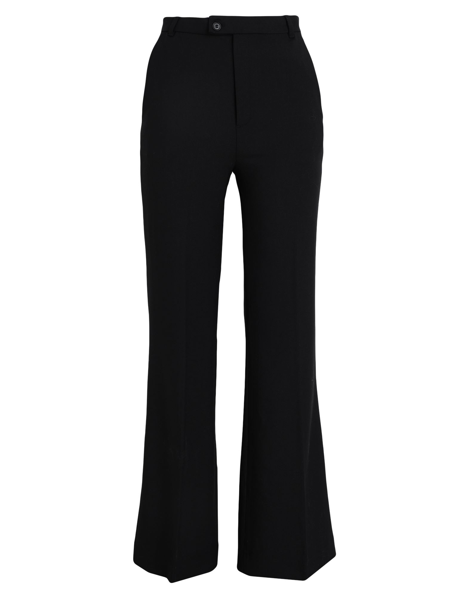  OTHER STORIES High Waist Tapered Trousers in Medium Beige Wool