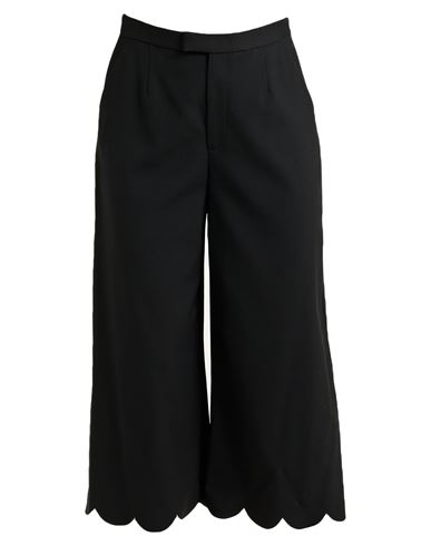 Red Valentino Woman Pants Black Size 4 Polyester, Wool, Elastane In Black