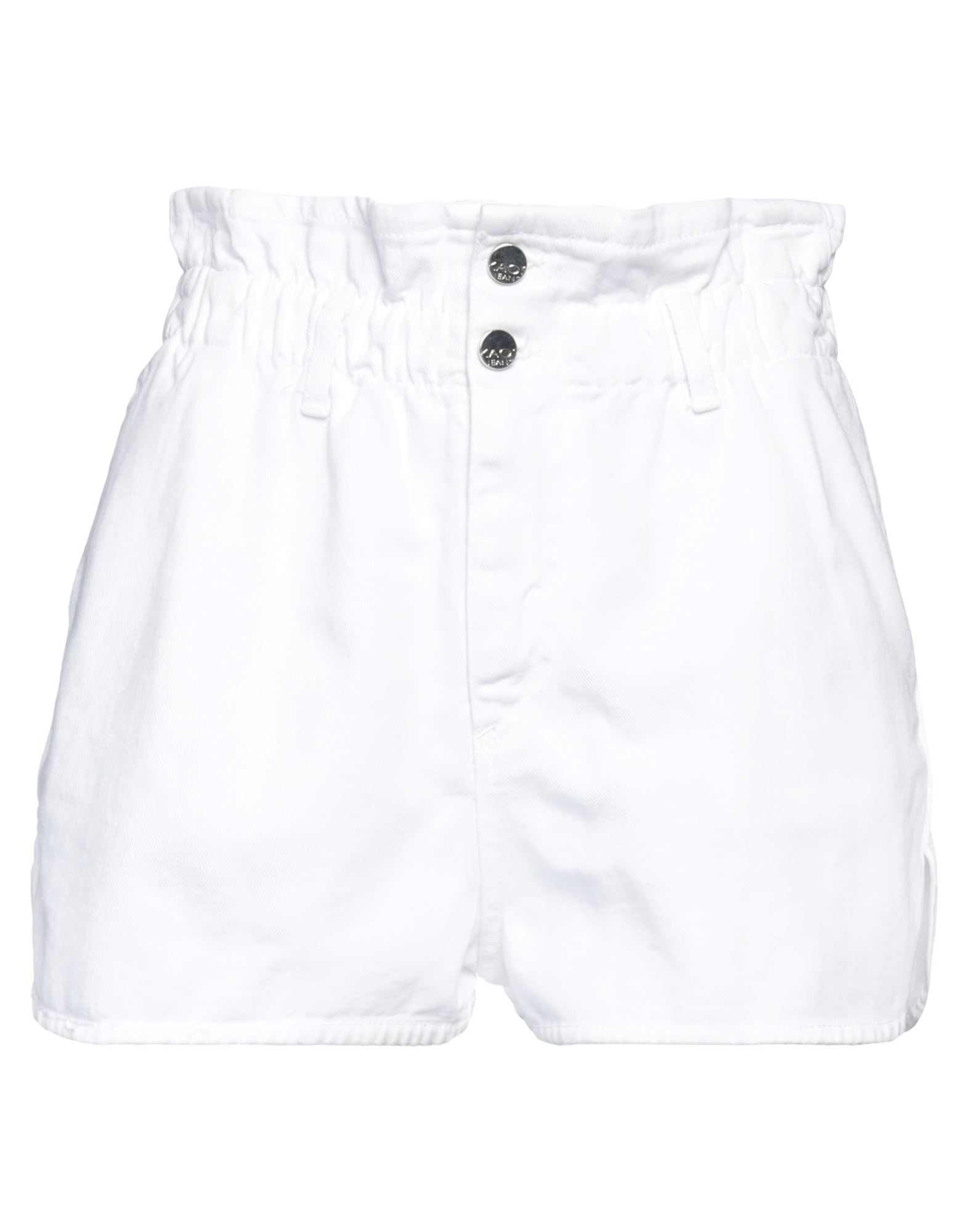 Shop Kaos Jeans Woman Denim Shorts White Size 29 Cotton